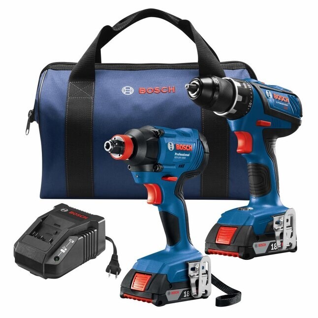 NEW BOSCH 18V Drill & Impact Combo Kit - GXL18V-232B22- F. Ship gallery