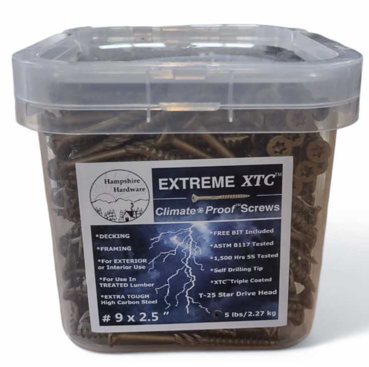 XTC™ Climate Proof™ Decking and Framing Screws #9 x 2.5" gallery