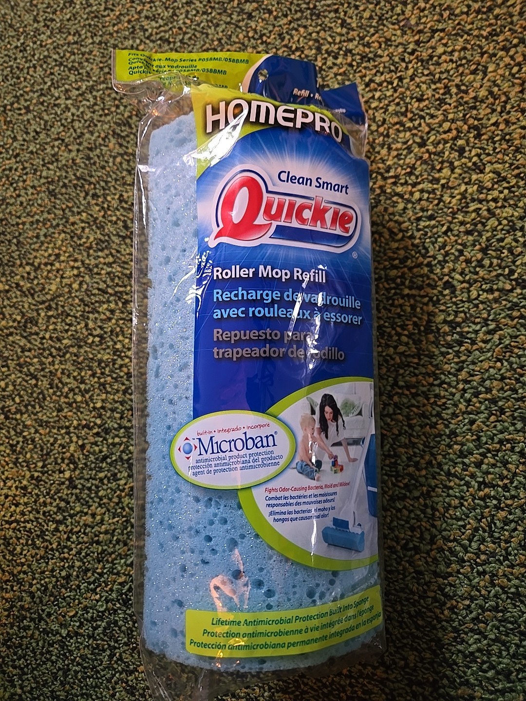 Quickie Homepro Roller Mop Refill Type M Fits Mop #058MB gallery