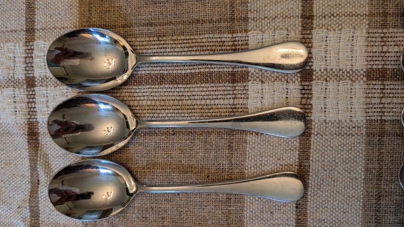 Pottery Barn 18/8 Stainless Flatware Set 42 Pc Japan Glossy PBN8 gallery