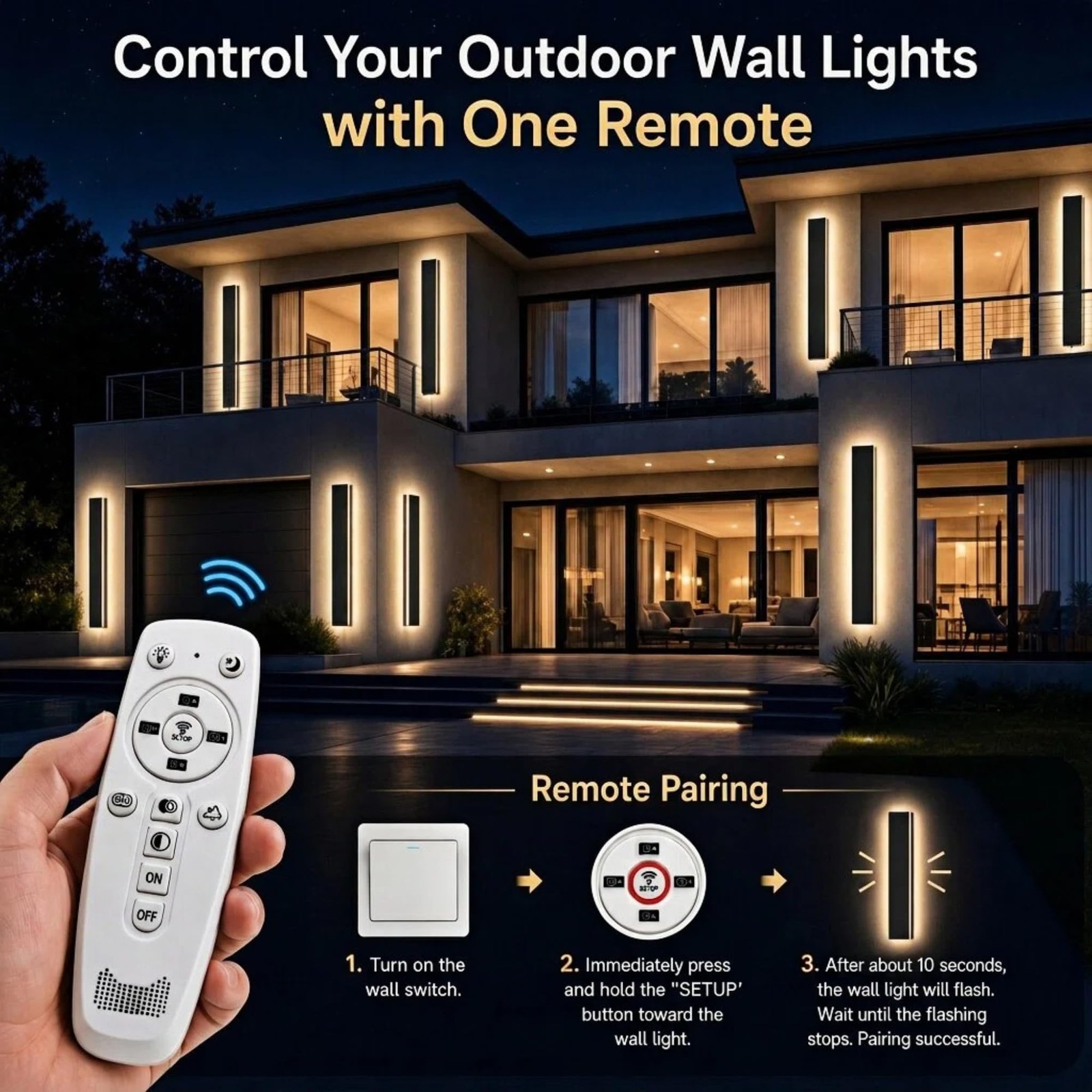 LED Wall Light 59in Modern Exterior IP65 Waterproof Dimmable Z01-150-R pedforn gallery