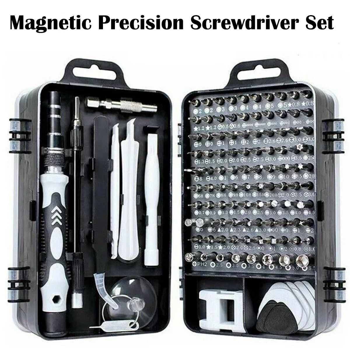 115 In 1 Magnetic Precision Repair Screwdriver Set Electronics Tool Kit gallery
