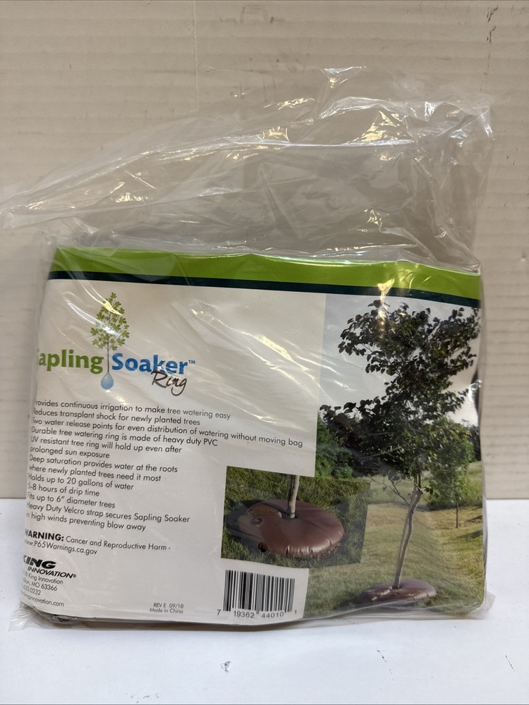 Tree Sapling Soaker Ring-Holds Up to 20 Gallons-Fits Up to 6” Diameter Tree
