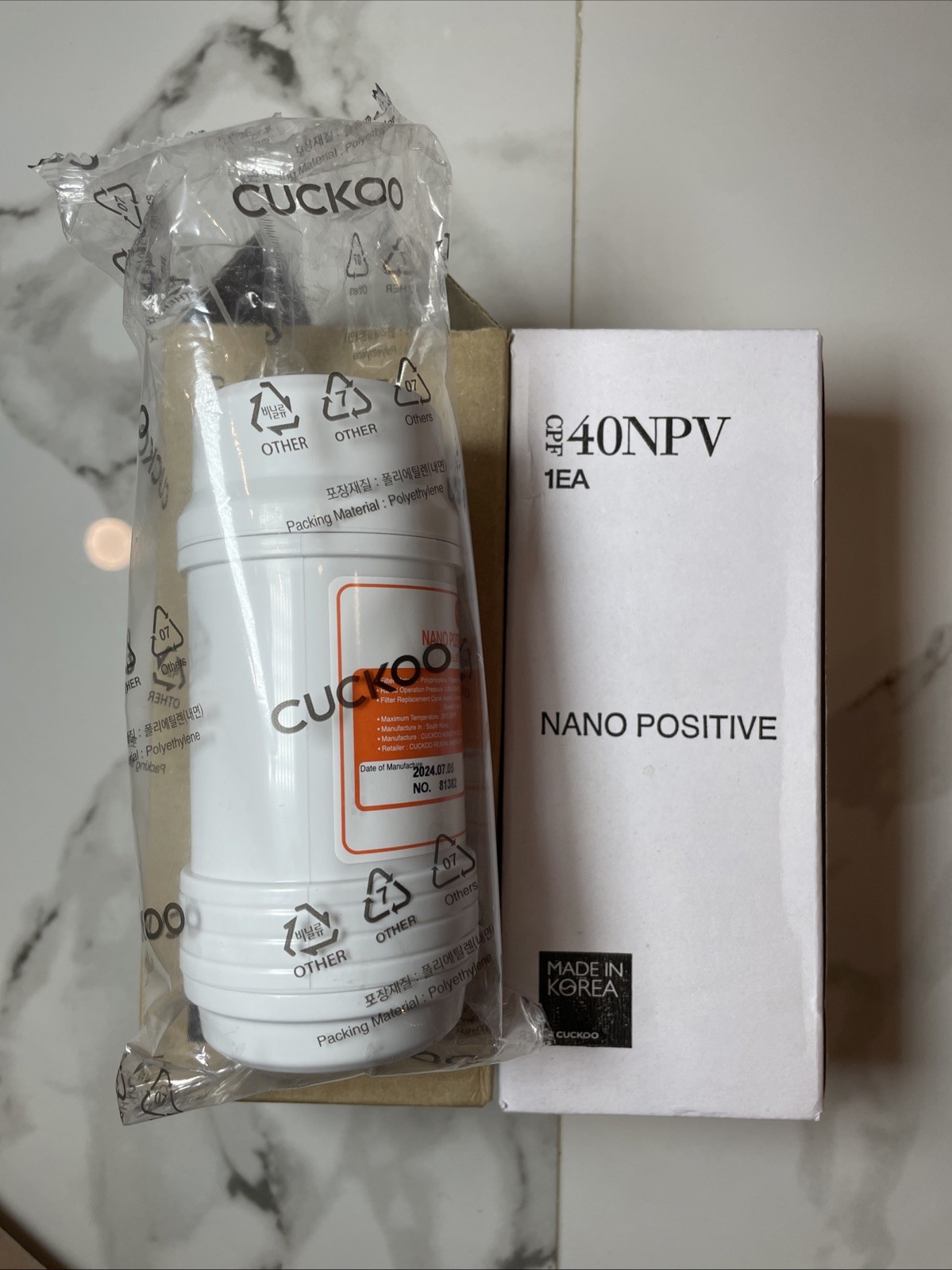 (2) Cuckoo CPF 40NPV Nano Positive Water Filter (2 Box Lot) gallery