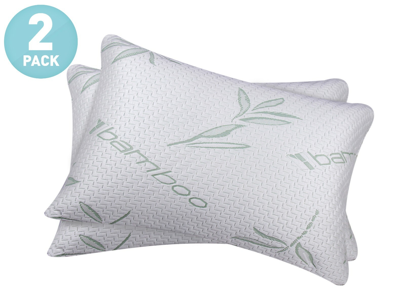 Bamboo Hypoallergenic Shredded Memory-Foam Pillows with Washable Cover gallery