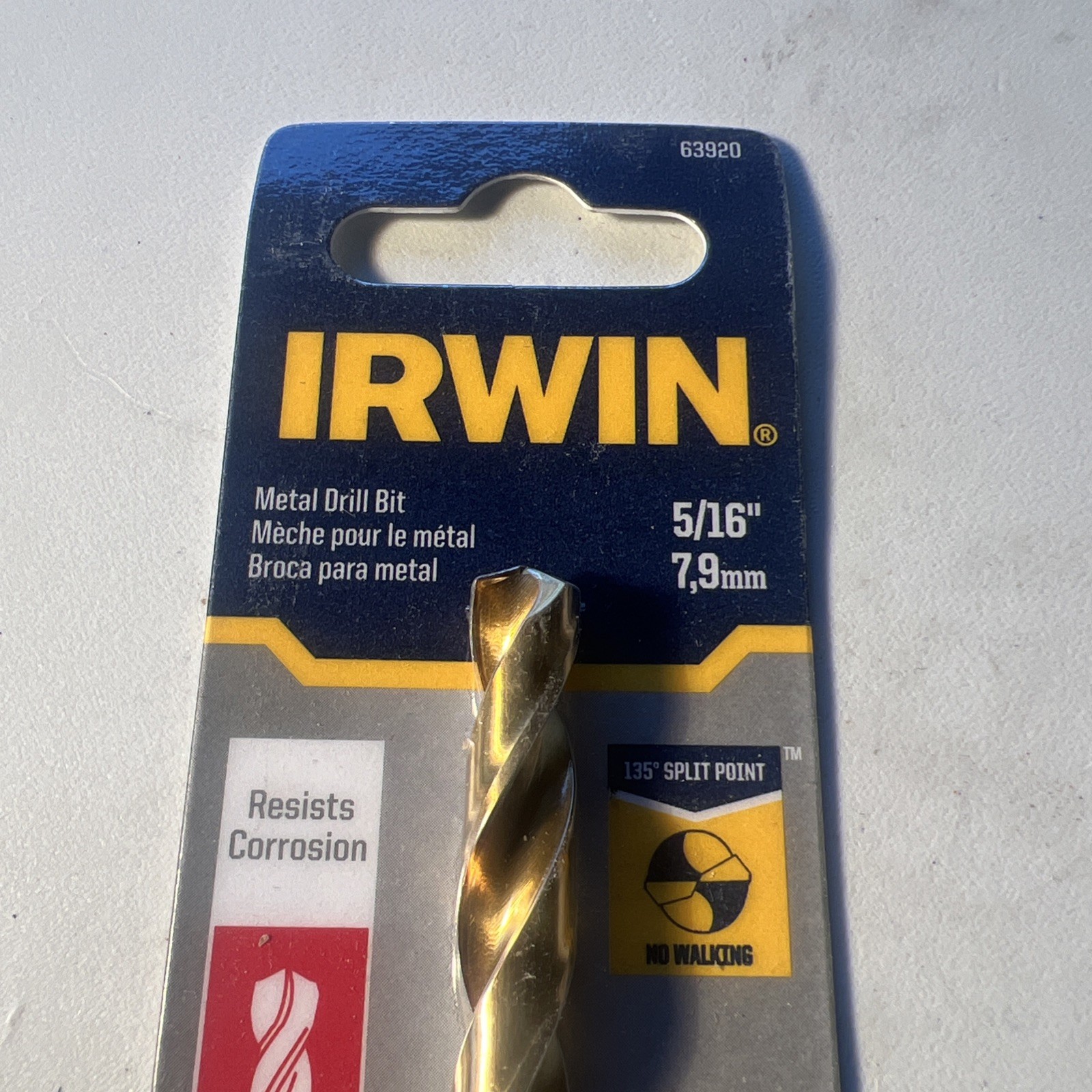 Irwin 63920 Titanium Nitride High Speed Steel SAE Drill Bits 5/16 x 4-1/2 L in. gallery