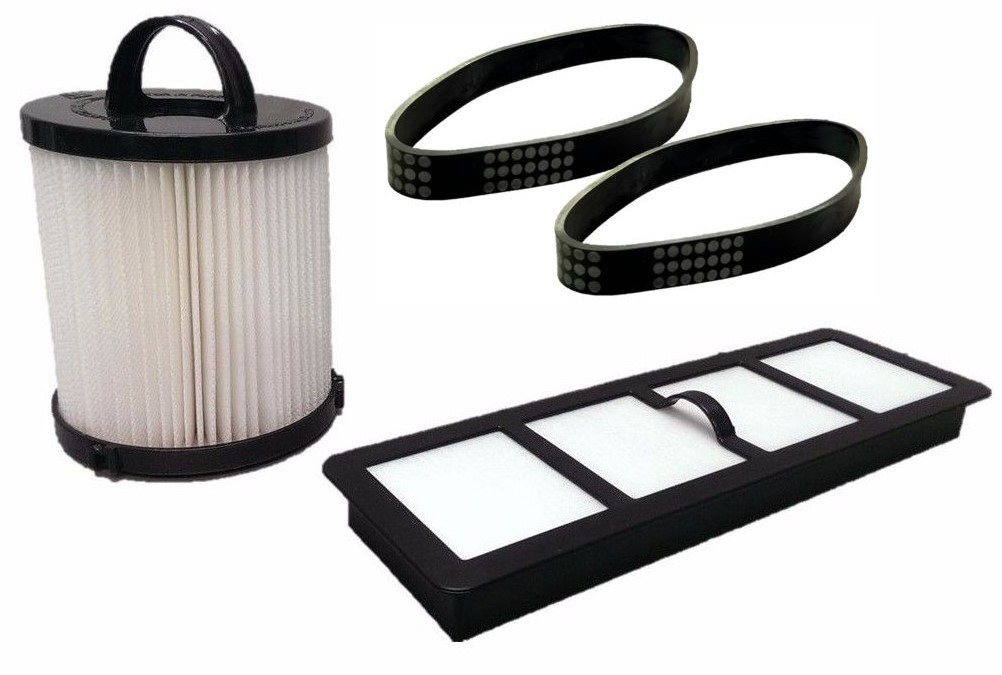 Filter Kit Bundle DCF21 EF6 HEPA Exhaust + 2 U Belts EUREKA Vacuum 68931A, 69963 gallery