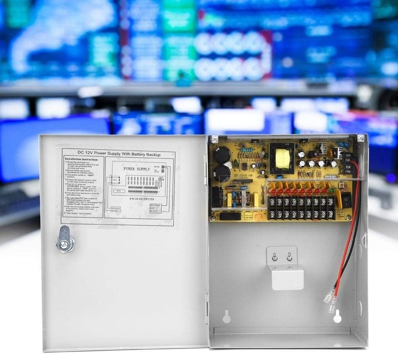 UPS Power Supply 12V 10A Control System Vertical Installation Access Control gallery
