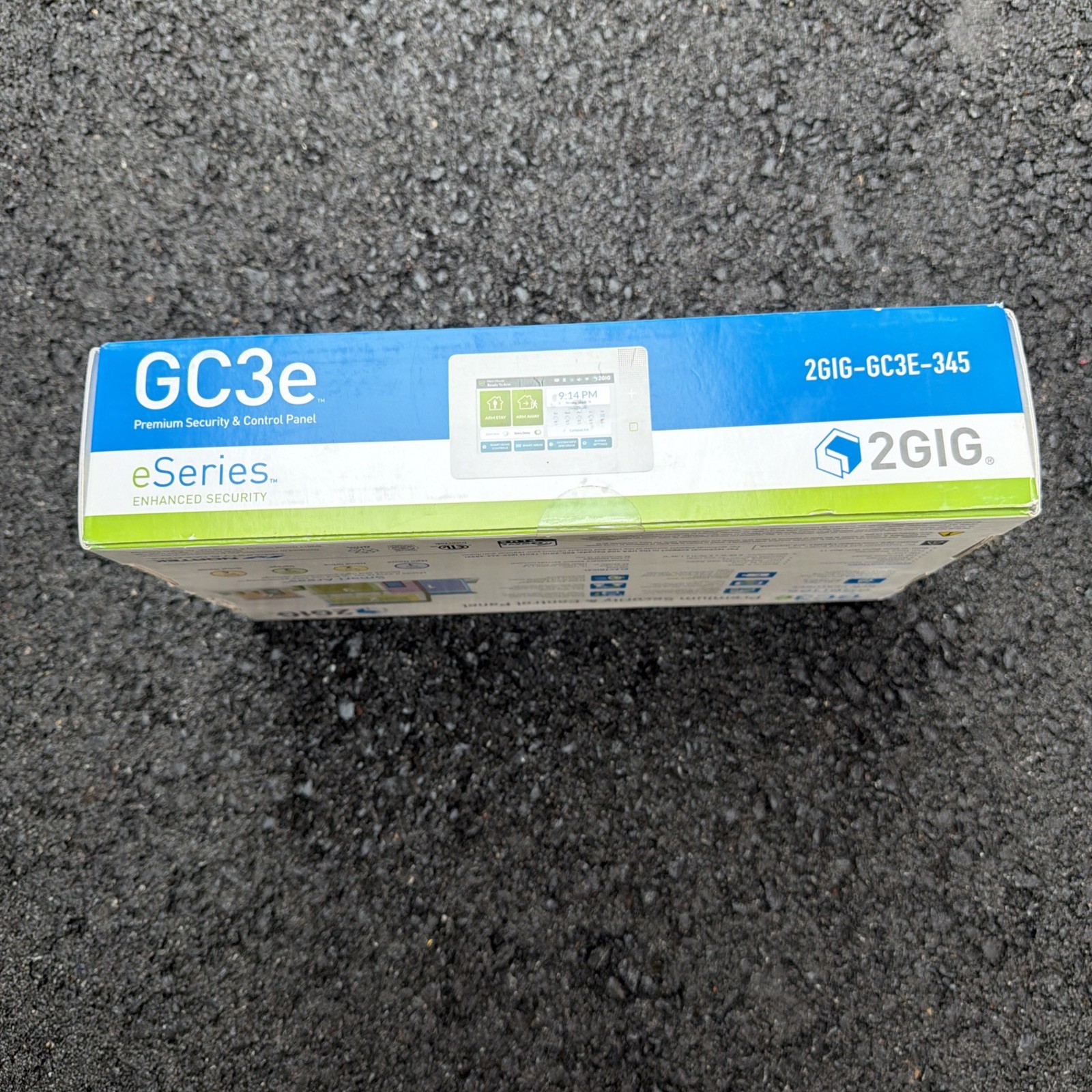 2GIG GC3E-345 7" Touch Screen Security Control Panel White gallery