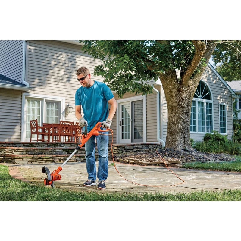 BLACK+DECKER String Trimmer With Auto Feed, Electric, 6.5-Amp,14-Inch - BESTA510 gallery