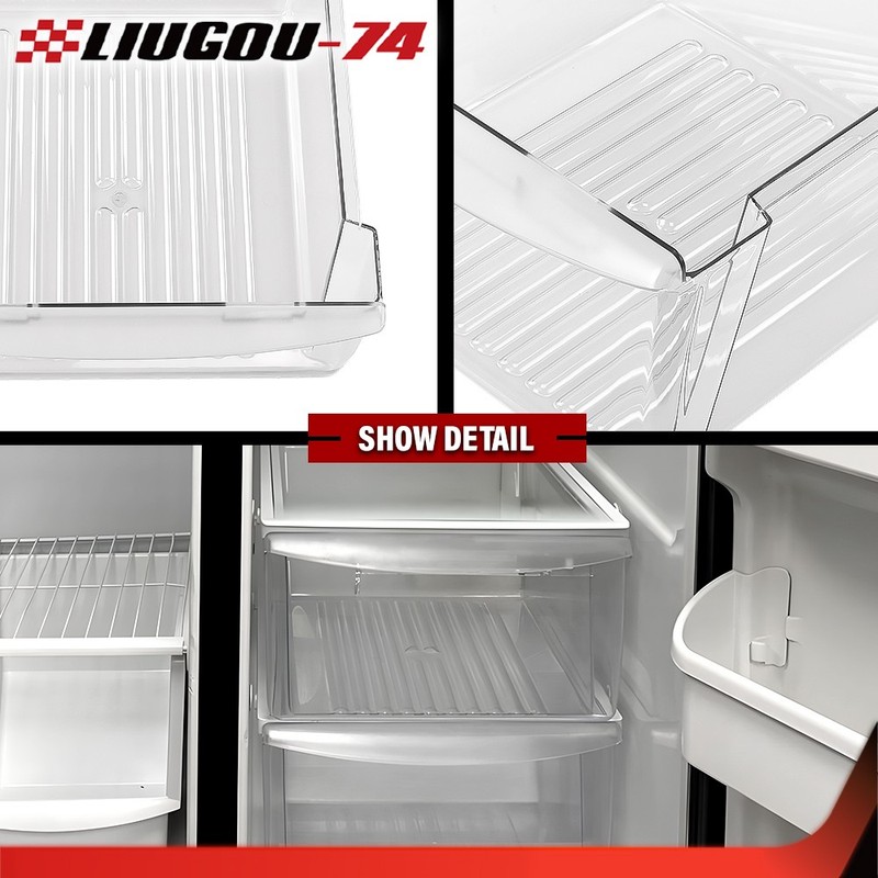 Upper Clear Crisper Pan Drawer Compatible With Frigidaire Refrigerator 240351061 gallery