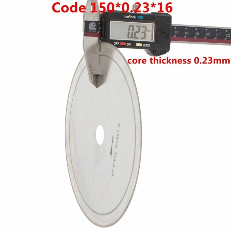 6 Inch 150mm Diamond Lapidary Saws Arbor 5/8" Wet Cutting Disc Jewelry Tools gallery
