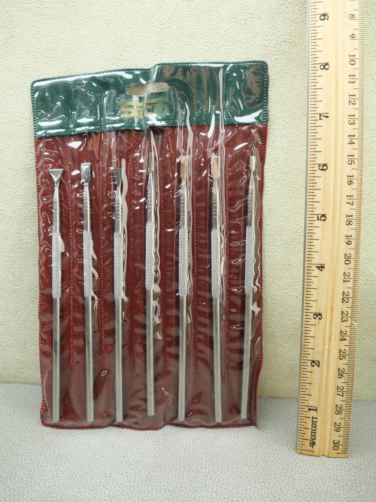 7 pc Stainless steel Mini Chisel Set Wood Carving Ceramics Jewelers Wax gallery