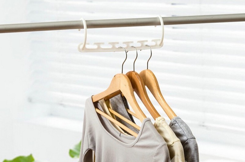 1pc 3D Space Saving Hanger Magic Clothes Hanger with Hook Closet Organizer gallery
