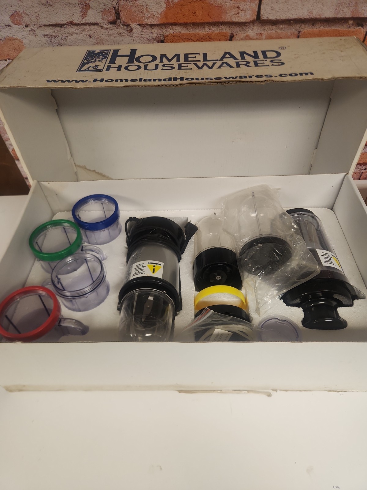 The Original Magic Bullet Blender Set ~ Brand NEW OPEN BOX ~ Homeland Housewares gallery