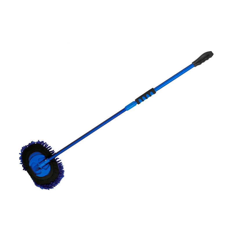 2Pack Auto Drive Microfiber Mop with Telescoping Aluminum Handle, Chenille Cover gallery