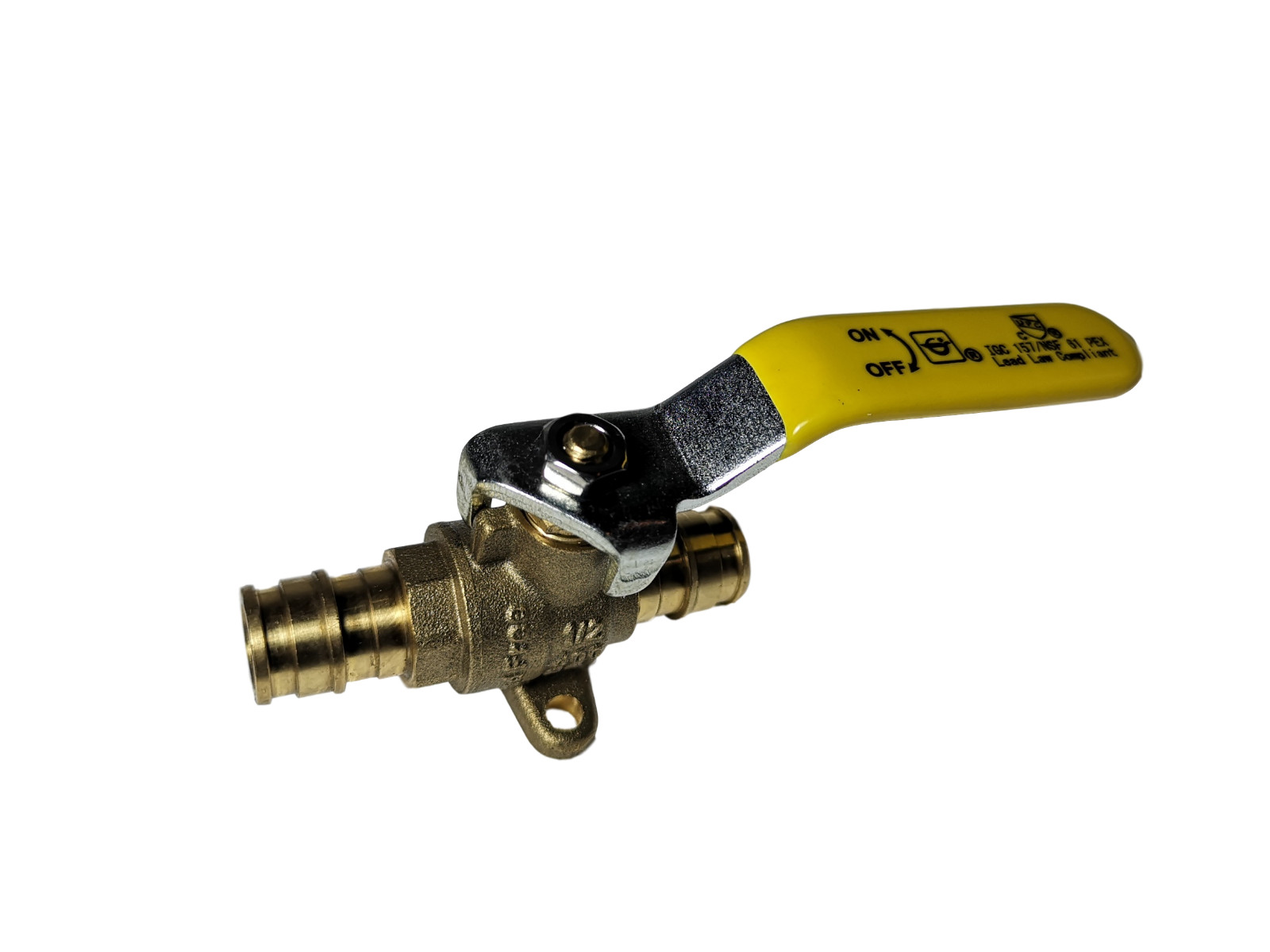 10) 1/2" PEX A BALL VALVE WITH DROP EAR, EXPANSION BALL VALVE W.EAR, F1960 gallery