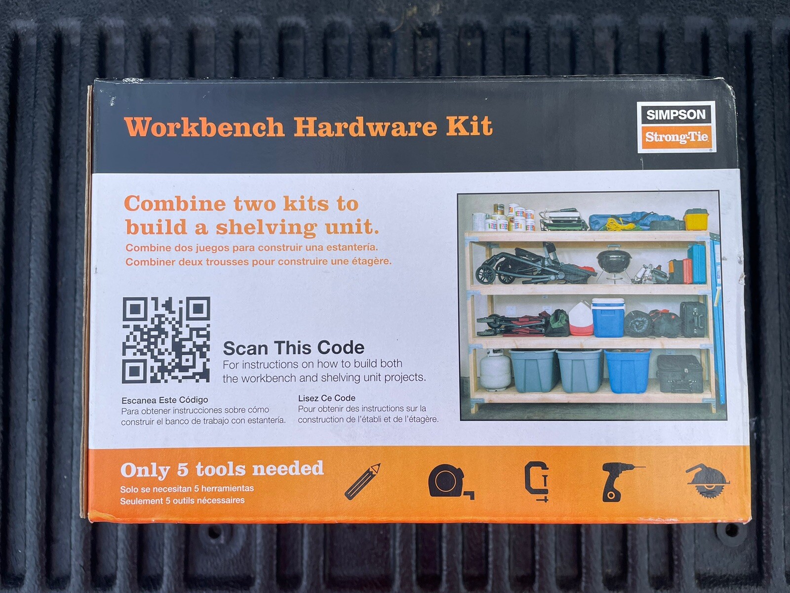 Simpson Strong-Tie Diy Workbench And Shelving Hardware Kit, Free Shipping! gallery
