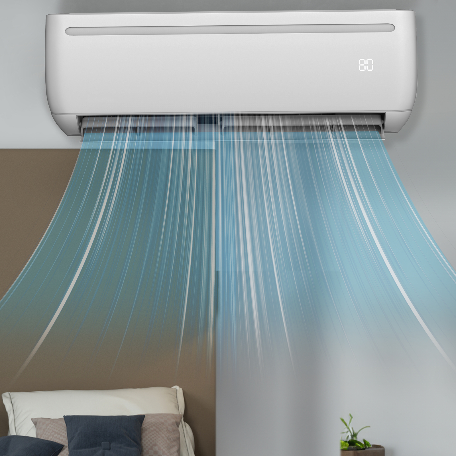 18000 BTU Mini Split Air Conditioner Heat Pump System 19 SEER2 208-230V 1250SqFt gallery