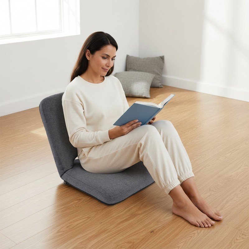 Floor Chair with Back Support Adjustable Floor Chair Foldable Meditation Seat gallery