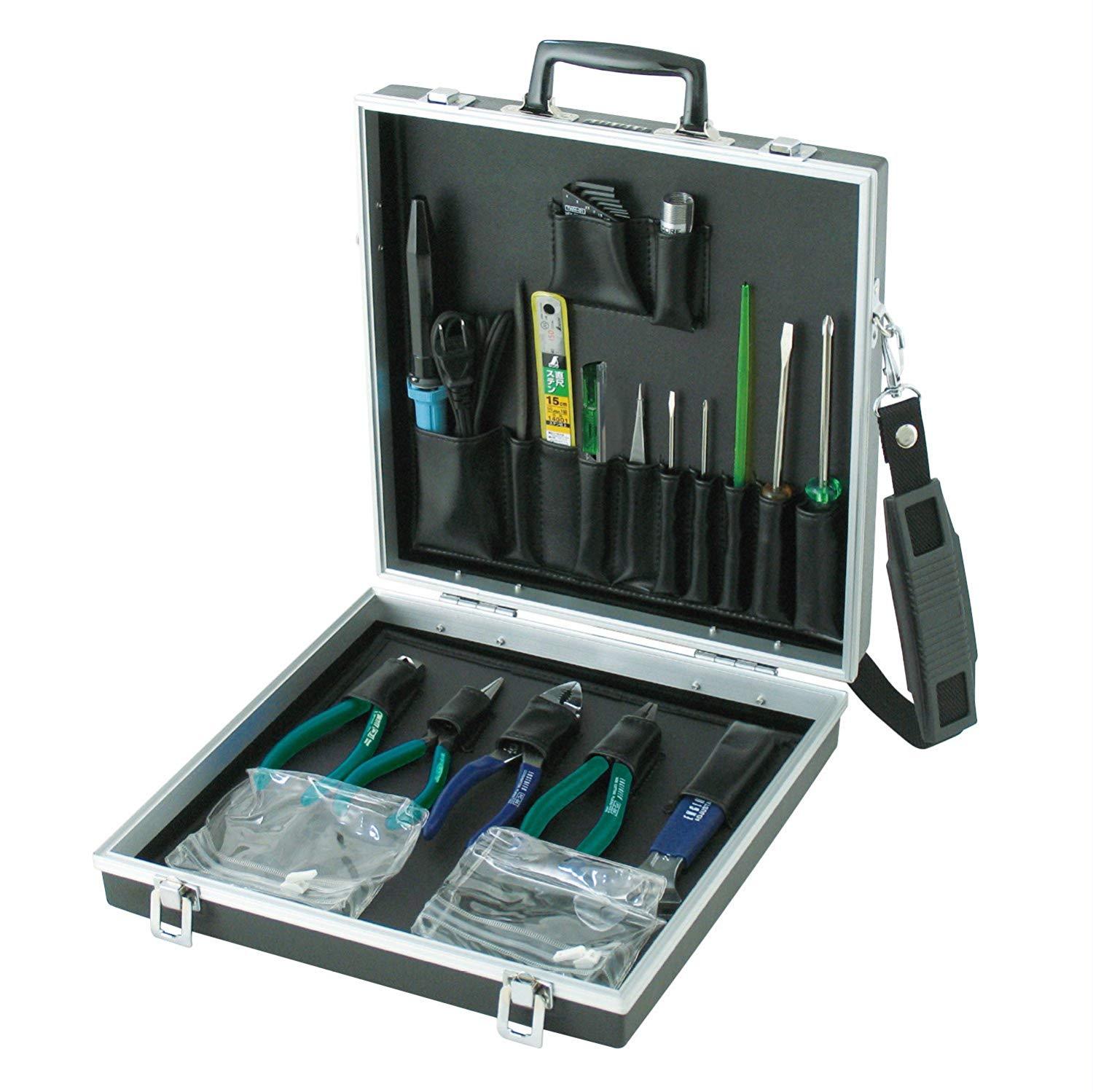 Japanese Engineer KS-09 Screwdriver Pliers 17pcs Tool Kit Made in Japan gallery