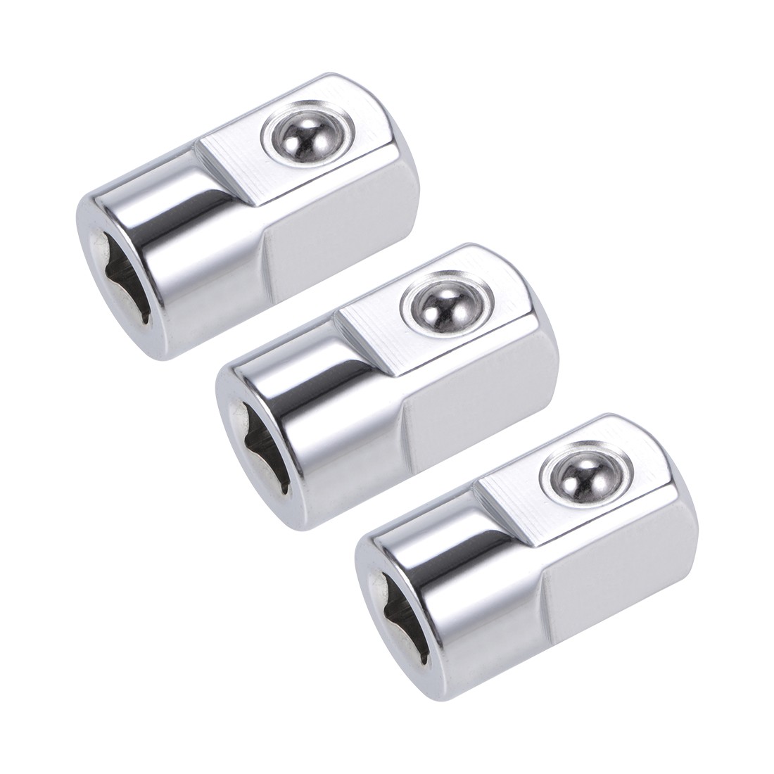 3PCS 1/4" Drive (F)x1/2" (M) Socket Adapter Female to Male Chrome Vanadium Steel gallery