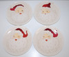 Pottery Barn Santa Plate Nostalgic 8 1/4 2009 Christmas Crackle - 1 Double gallery