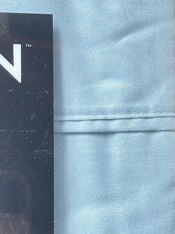 Malouf Woven Brushed Microfiber Polyester Sheet Set Queen Sized in Pacific Blue gallery