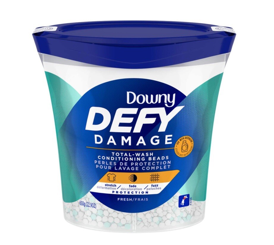 Downy Defy Damage Total-Wash Fabric Conditioning Beads, Fresh Scent, 650g (x1) gallery