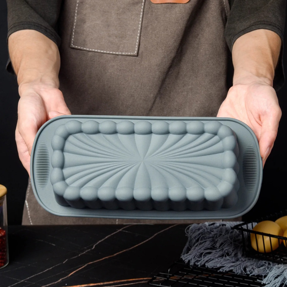 1 pc Silicone Bread Loaf Pan Non-Stick Rectangular Baking Mold gallery
