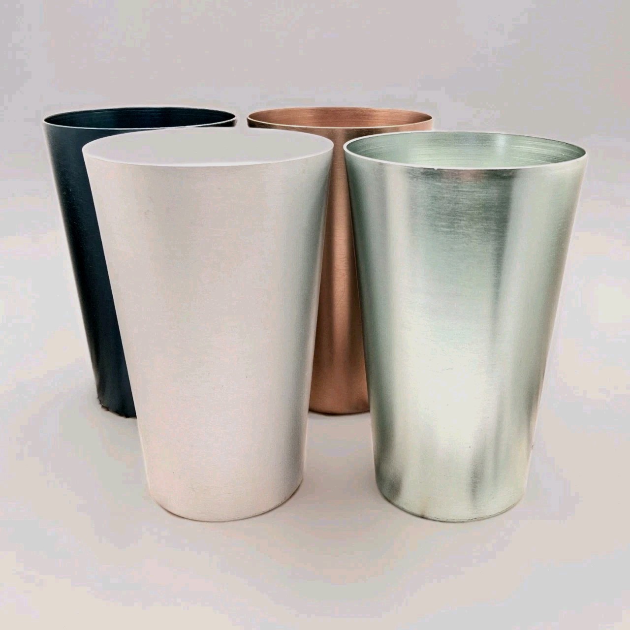 CB2 Retro 16 oz. Colored Aluminum Tumblers - Set of 4 gallery