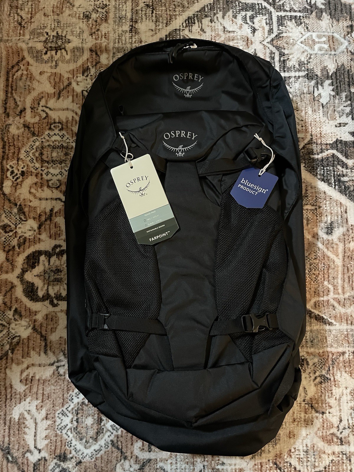Osprey Far Point 70 Black O/S Backpack