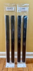 (2) x IKEA BILLSBRO Cabinet Drawer Pull Handles 21″, Anthracite Black 105.763.13