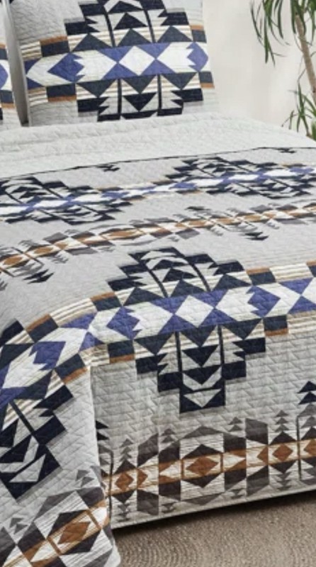 Pendleton Full/ Queen Coverlet Quilt Set Desert Sand, gallery