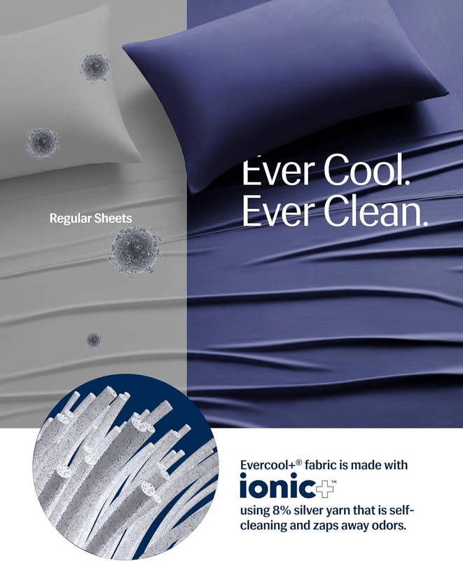 Evercool Queen Comforter & Pillowcases Bundle - 30% Off, Midnight Blue gallery