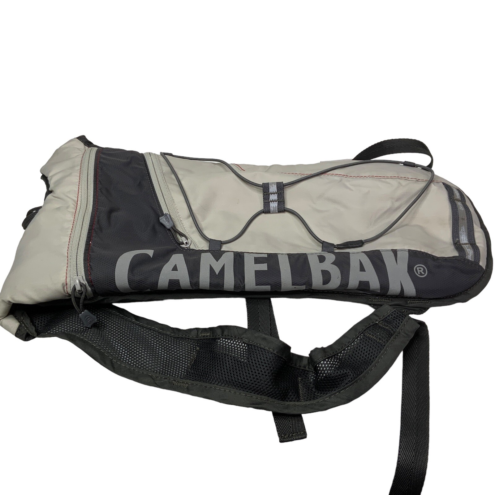 Camel Bak Classic Gray Black Hydration pack Adjustable Strap No Bladder Included