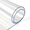 2mm Thick Clear Table Cover Protector 36 x 60 Inch, Plastic Table Cover Recta... gallery