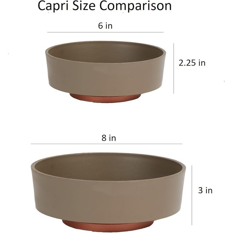 Durable Lightweight Succulent Planter W/ Drainage Hole Indoor Outdoor Plants New gallery