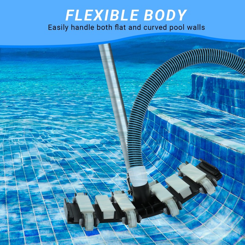 Swimming Pool Vacuum Head,Professional Weighted Flexible Pool Cleaner In-Ground gallery