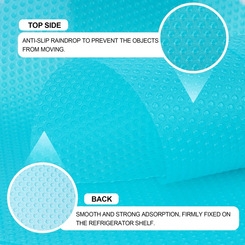 8 Pcs Refrigerator Liners Mats Washable, Refrigerator Mats Liner Waterproof Oilp gallery