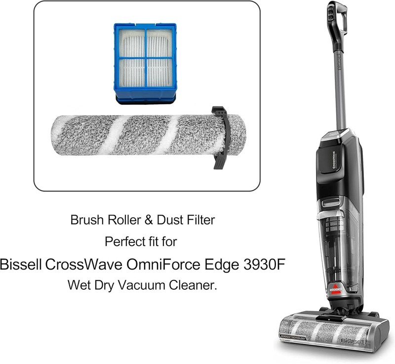 Roller Brushes HEPA Filter Replacement Kit for BISSELL CrossWave OmniForce EDGE gallery