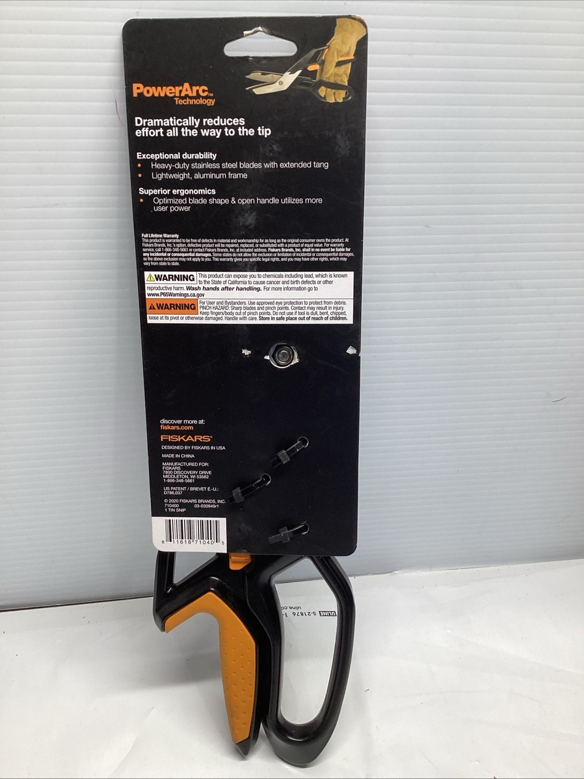 FISKARS PowerArc Easy Action Aluminum Vinyl Siding Snips 13in 710400 New gallery
