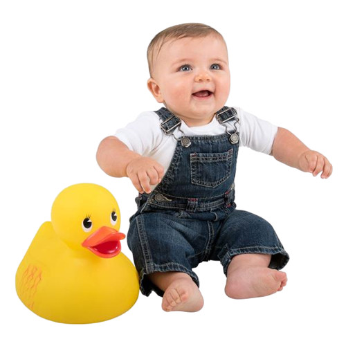 JUMBO RUBBER DUCKY SQUEAKY BATH POOL TOY 10.5" (Ages 3 Years and Up) gallery