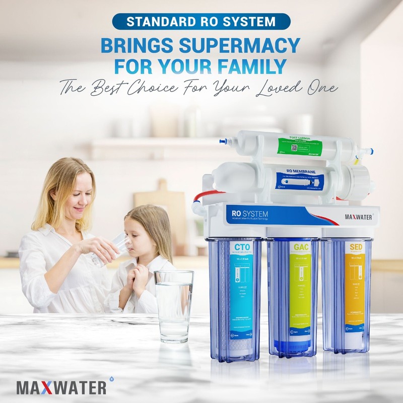 5 Stage Drinking Reverse Osmosis System with 5 filters / without tank and faucet gallery