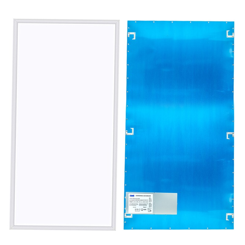 2x4 LED Panel Down Light,4Pack,Slim Lamp Fixture Ceiling Tile or Pendent (White) gallery