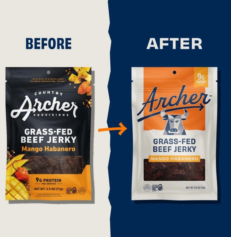 Archer Grass-Fed Beef Jerky Snack, Mango Habanero 16 oz, EXP 03/24/2027 gallery