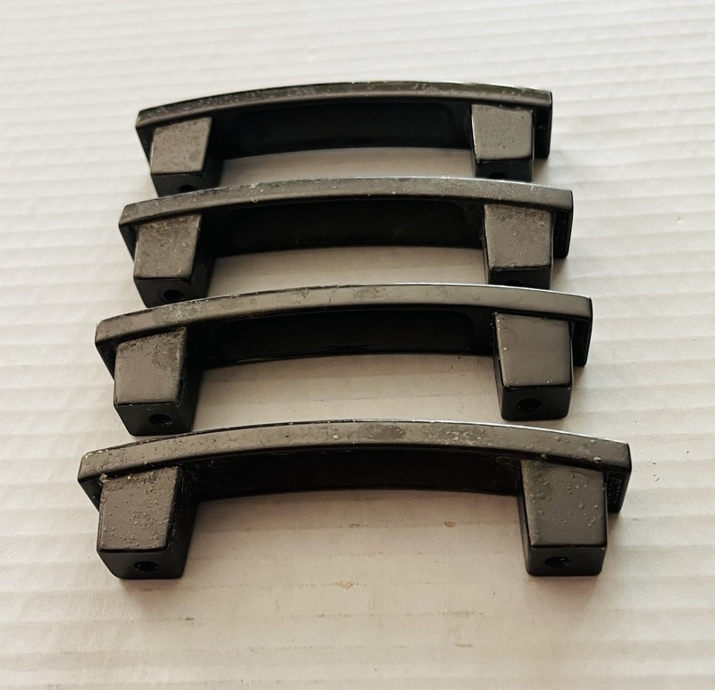 4 Amerock Evolutions Model BO4420PWT Cabot Pulls 3” Center Pewter Finish Stripes gallery