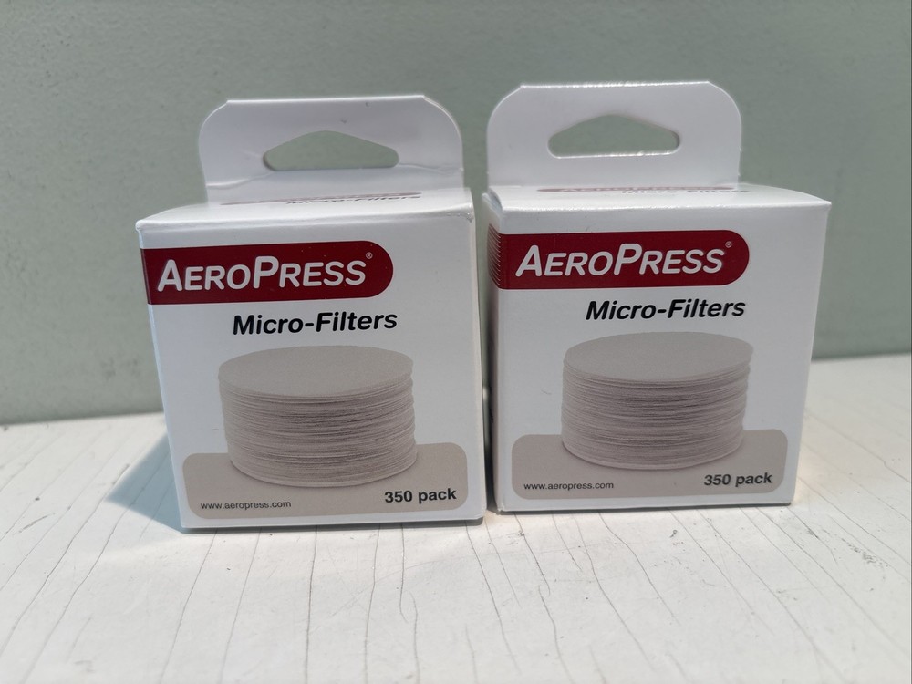 AeroPress Coffee Maker Replacement Micro-Filters 2 Packs of 350 (700 Total) New