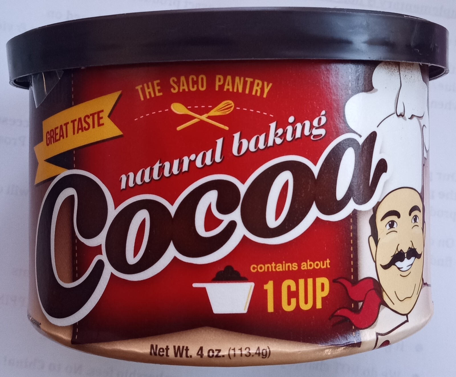 The Saco Pantry Natural Baking Cocoa 4 Oz each (Pack of 2) gallery
