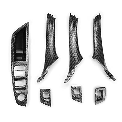 FEXON Carbon Fiber Window Switch Armrest Panel, Inner Door Pull Handle Trim gallery